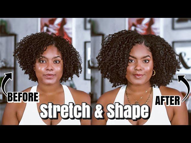 How To Stretch & Shape Your Wash-N-Go! (2 Ways!) | Natural Hair