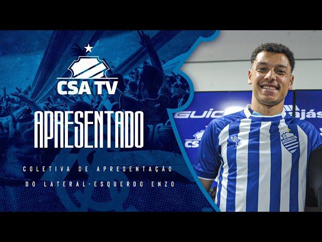 Coletiva de apresentação do lateral-esquerdo Enzo: 11.12.24 - CSA TV