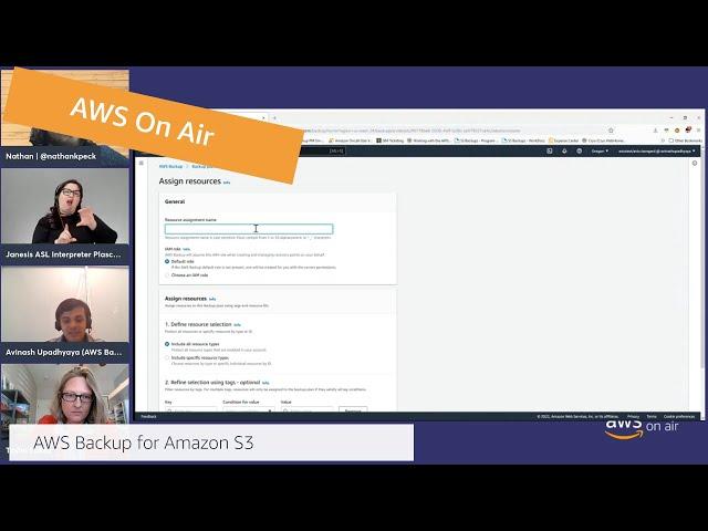 AWS On Air ft. AWS Backup for S3 | AWS Events