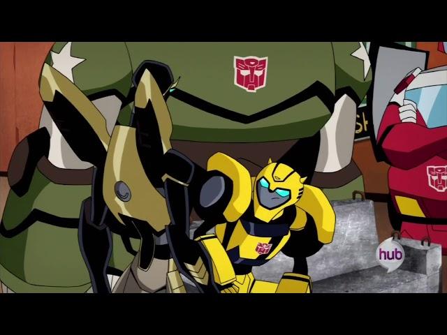 black friday but its just the parts with bumblebee and prowls stupid bet