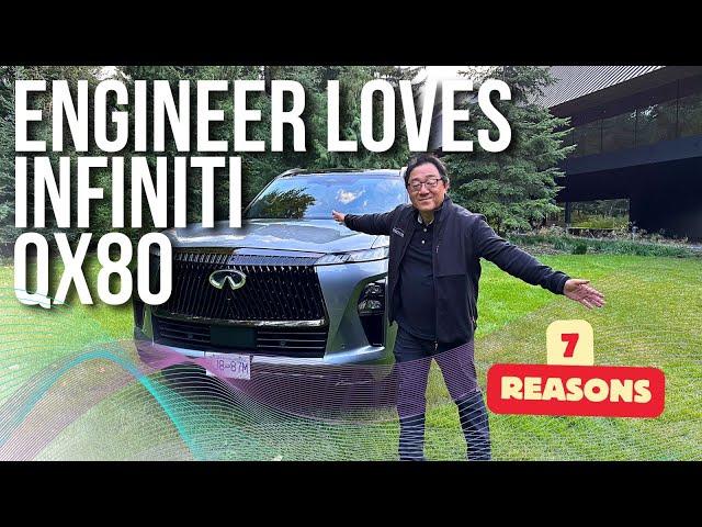 7 REASONS WHY ENGINEER LOVES THE 2025 INFINITI QX80 // BETTER THAN LEXUS LX 600?