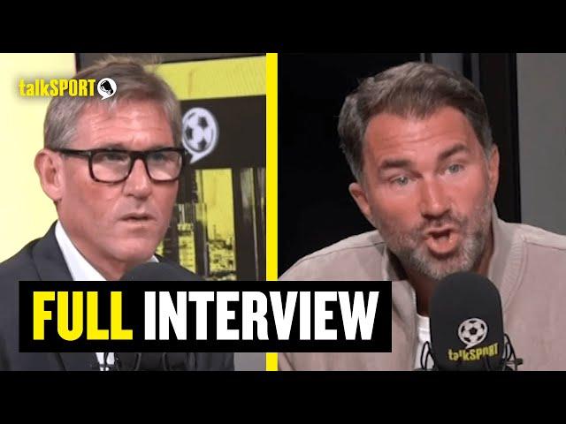 FULL Eddie Hearn vs Simon Jordan Interview: ‘Peace Breaks Out’ After Heated Anthony Joshua Debate 