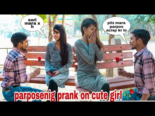 Fast Time Parposing Prank On Cute girl || Gone Wrong ||RK Prank TV