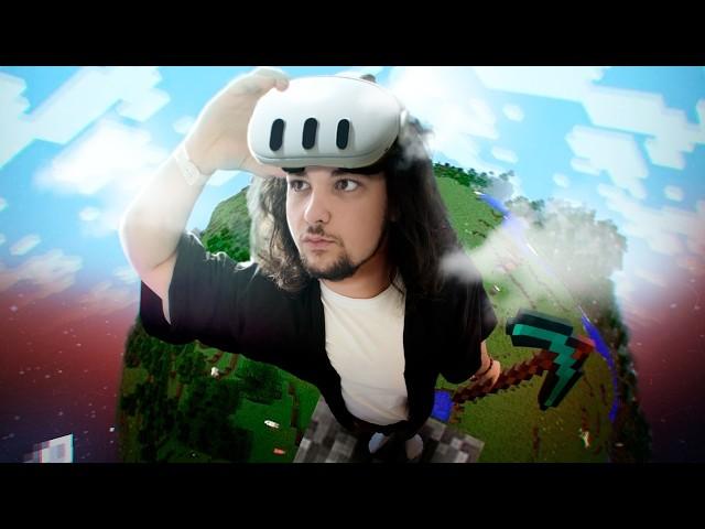 MADE MINECRAFT INTO THE PERFECT VR GAME!