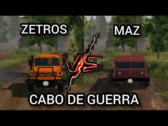 RTHD ZETROS VS MAZ TESTE CABO DE GUERRA