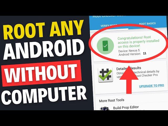 How to Root Android Phone Without Computer | One click Root Method