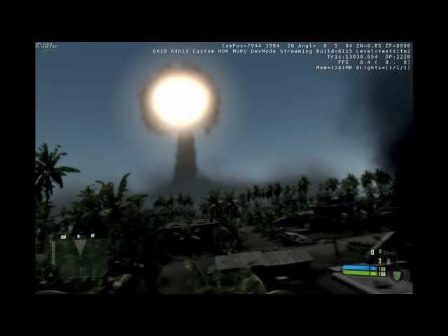 BEST NUKE EVER PC CRYSIS ULTRA  MASSIVE NUKE MOD + PHYSICS