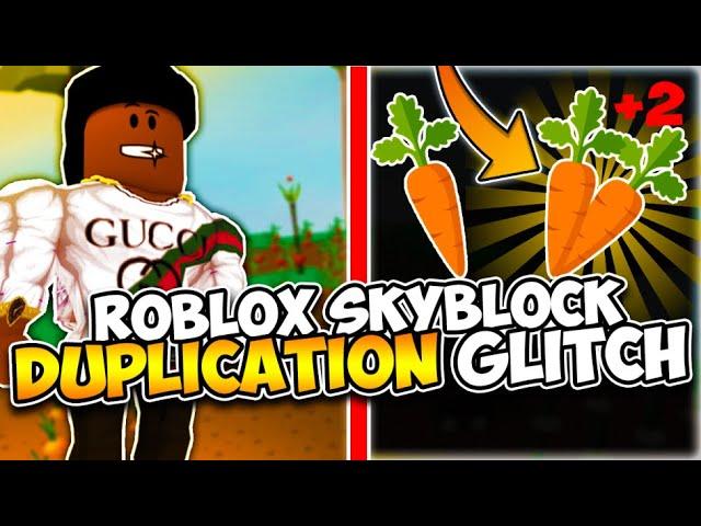 ROBLOX SKYBLOCK DUPLICATION GLITCH! (So Simple..)