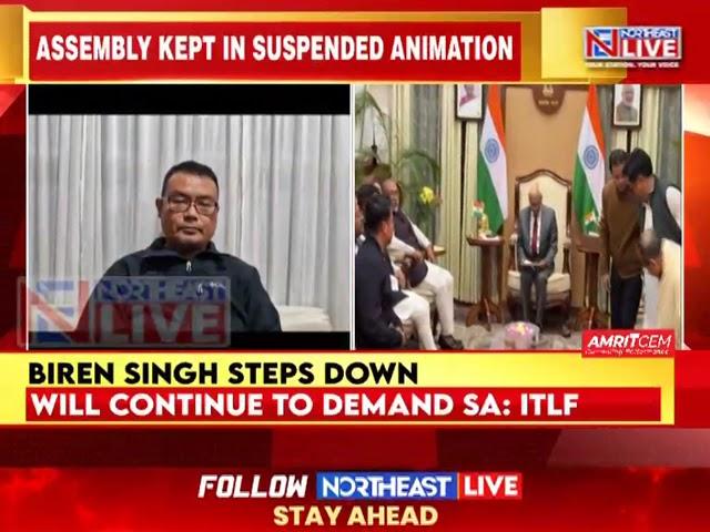 Biren Singh Resigned to Save Face Before No-Confidence Motion: ITLF Spokesperson Ginza Vualzong