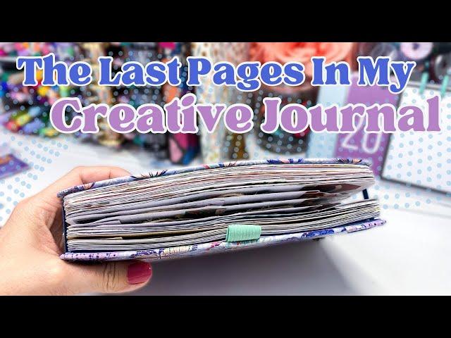 I finished decorating ALL of my creative journal... [Happy Planner Creative Journal Flip Through]