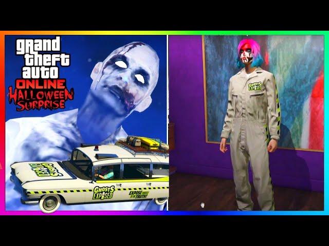 NEW Halloween Ghostbusters Event, RARE OUTFIT, Car, LOCATIONS, Ghosts, GTA 5 2024(GTA Online Update)