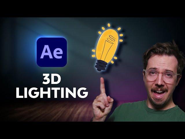 How to Add a Light Source in After Effects | After Effects Tutorial