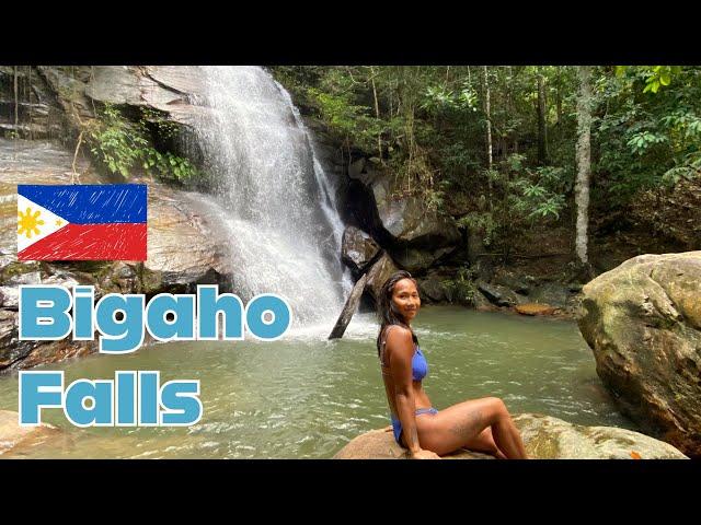 Cooling Off in Amazing Bigaho Falls, Palawan, Philippines 