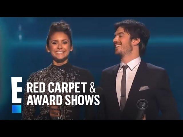 PCA for Favorite On-Screen Chemistry is Nina Dobrev and Ian Somerhalder | E! People's Choice Awards