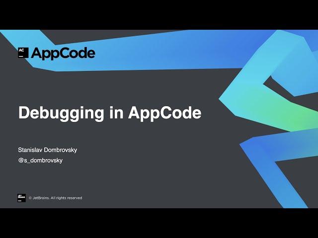 Debugging in AppCode