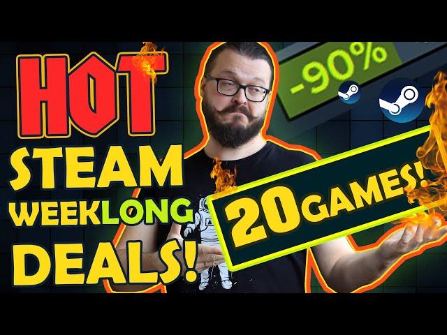 Steam Weeklong Deals! 20 Amazing Discounted games!