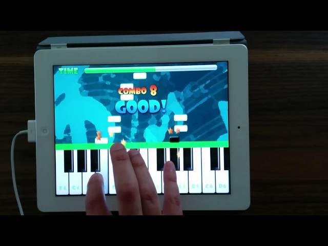 Learn to play "The blue Danube" (Strauss) with Piano Master - tutorial for iPhone Android iPad HD