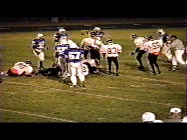 West Lyon Wildcat Football vs Sibley-Ocheydan    10-22-1999