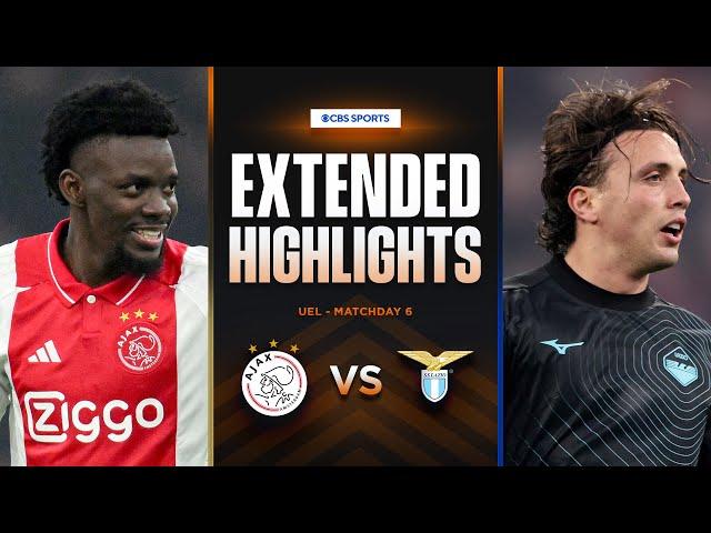 Ajax vs. Lazio: Extended Highlights | UEL League Phase MD 6 | CBS Sports Golazo - Europe