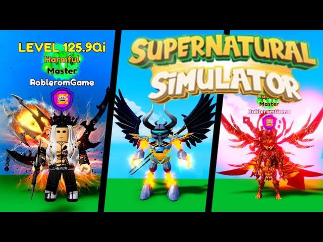 ТРАНСФОРМАЦИИ В ЛИФТИНГ СИМУЛЯТОРЕ 2 ИЛИ СИМУЛЯТОРЕ СУПЕРНАТУРАЛА! ROBLOX Supernatural Simulator