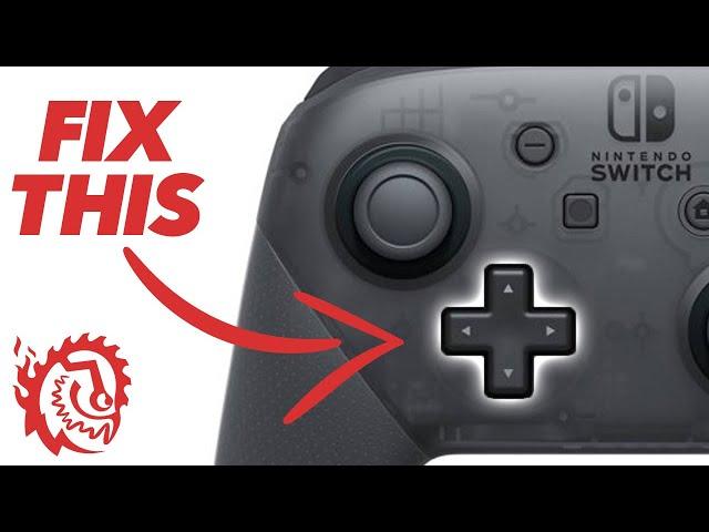 Easy Fix for Nintendo Switch Pro Controller D-Pad - Tutorial