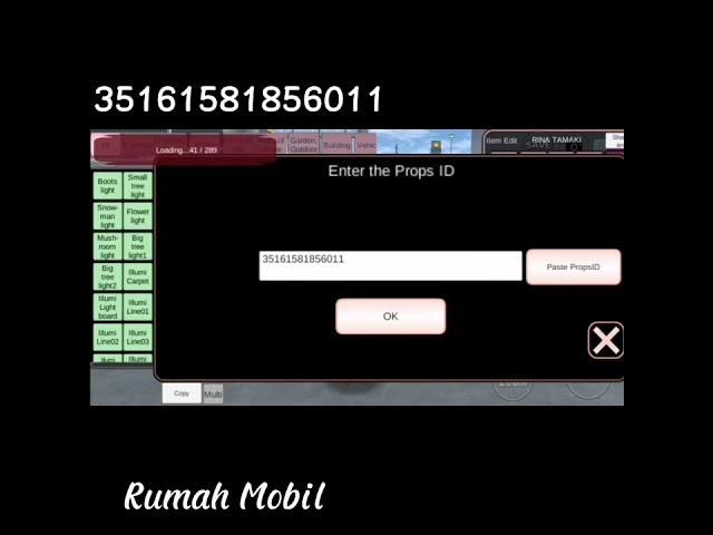 ID Sakura School Simulator Rumah Mobil