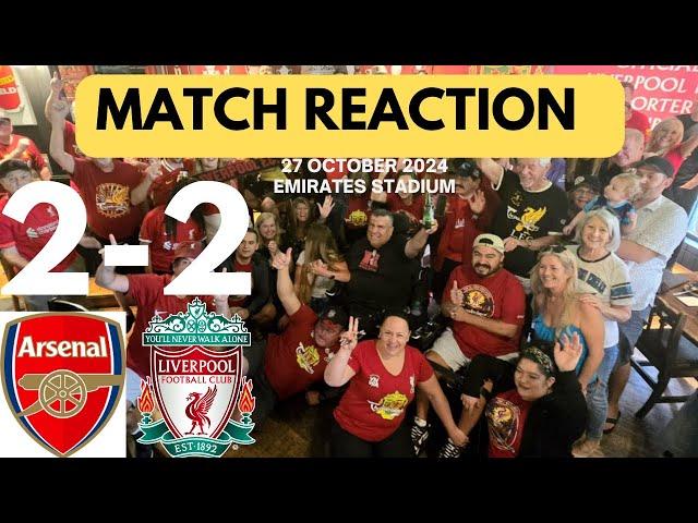 ARSENAL FC 2-2 LIVERPOOL FC | V. VAN DIJK & MO. SALAH SCORE | LIVERPOOL DESERVED POINT TODAY | VIDEO