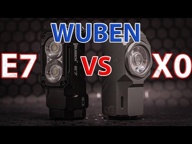 Wuben X0 Vs Wuben E7- EDC Flashlight Comparison