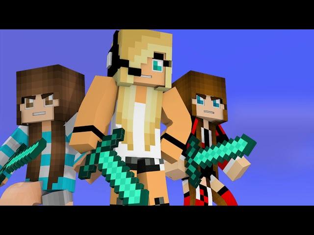 [SPED UP VERSION] Minecraft Song Psycho Girl 8 - Psycho Girl Minecraft Music Video Series