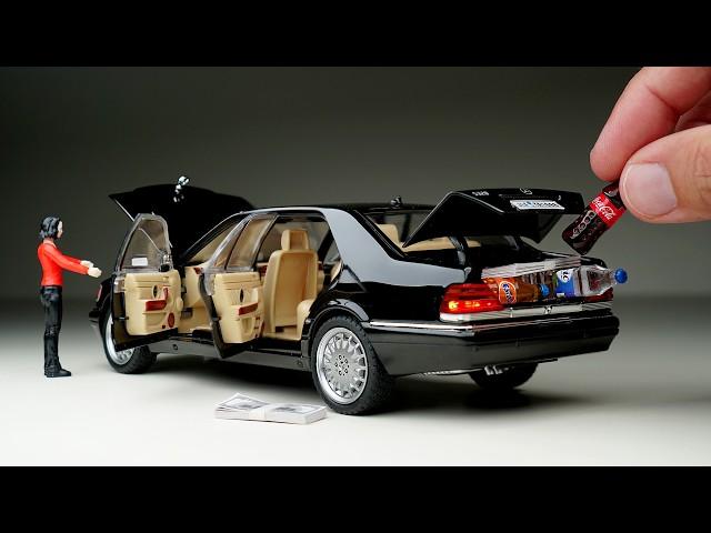 Unboxing of Mercedes W140 1:24 Scale Diecast Model Car