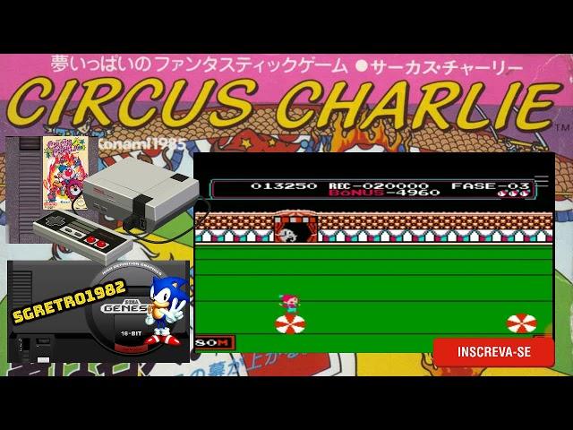Circus Charlie  para Nintendo Famicom (NES) por Daniel Scopel