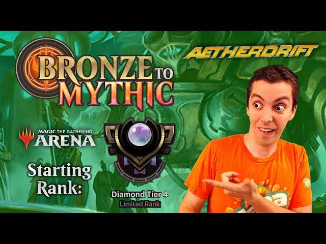  Bronze To Mythic: Episode 16 - Starting Rank: Diamond 4 - MTG Arena:  Aetherdrift 