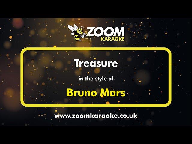 Bruno Mars - Treasure - Karaoke Version from Zoom Karaoke