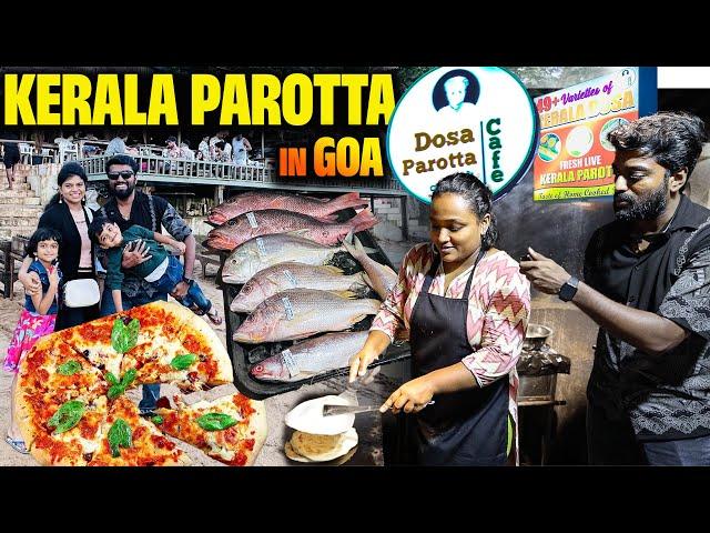 அஸ்வதி அக்கா கடை !! Authentic KERALA தோசை Parotta & BEEF Roast in GOA