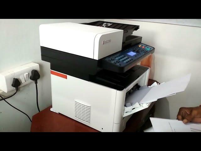 KYOCERA M2040dn Unboxing & Full Installation with Test Print