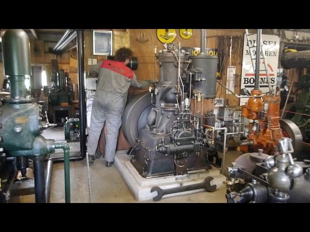 Kromhout,HS 2,stationaire Motor,Stationärmotor,Standmotor,Dieselmotor,stationary engine,moteur fixe