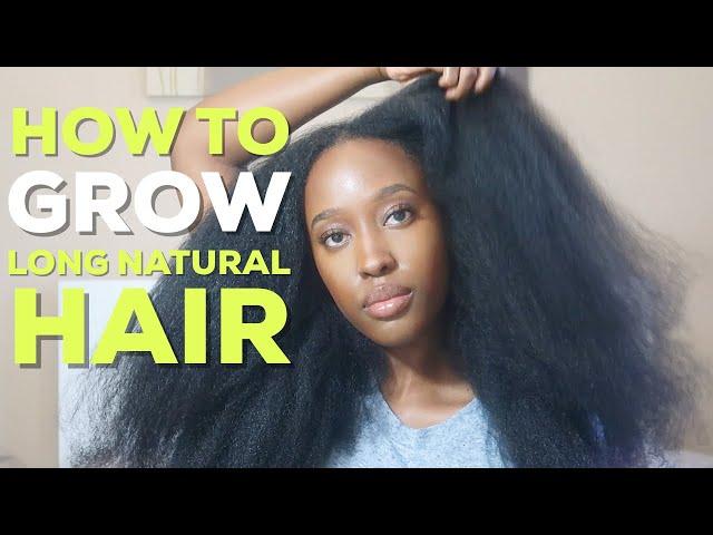 HOW TO GROW LONG NATURAL HAIR | YAA YAA