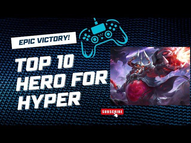 TOP 10 RECOMMENDED HERO | BANE FOR JUNGLE (HYPER) | MLBB