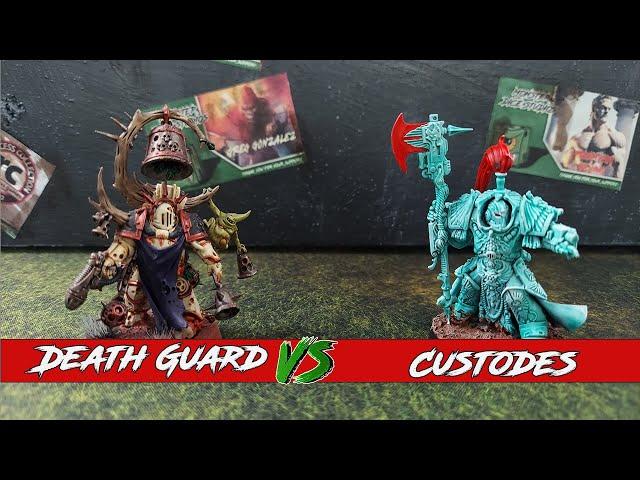 Death Guard v Custodes ***New Codex***  -10th edition Warhammer 40k Battle Report