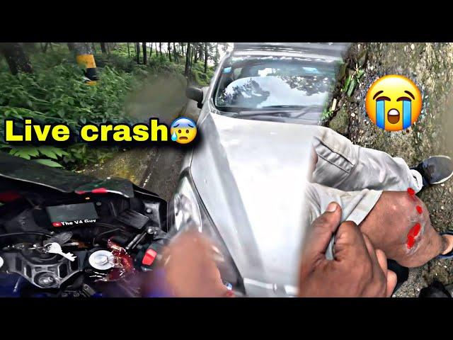 Live crash||R15 v4 crash|| Dangerous shortcut|| #crash #viral#r15v4