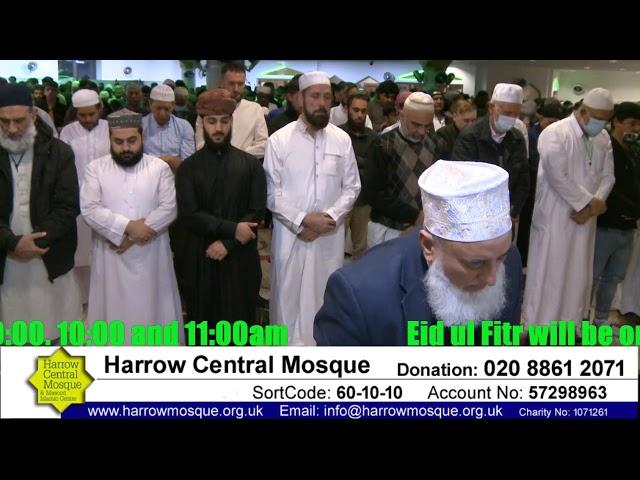 Harrow Central Mosque Live Stream