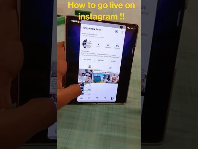 How to go live on Instagram !!!