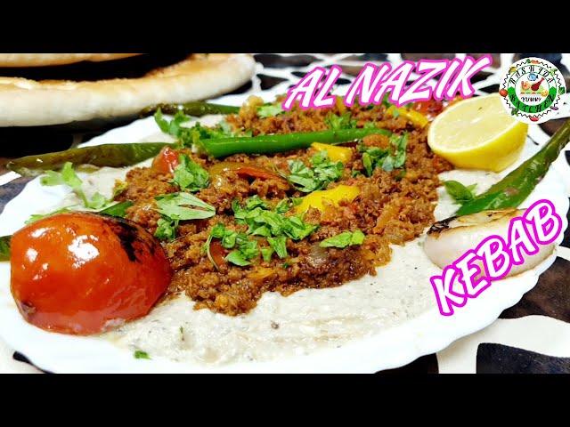 Ali Nazik Kebab Recipe | Famous Turkish Kebab with Arabic Moutable Sauce Recipe - RYK 