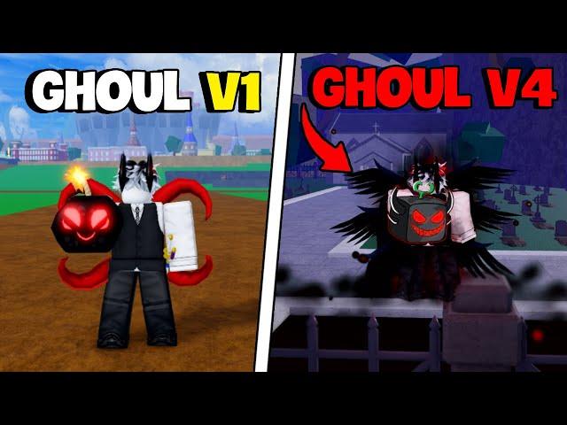 Mình THỨC TỈNH Tộc Ghoul V4 Chỉ Với TRÁI MÀU ĐEN Cùng VDarh Trong Blox Fruit | Blox Fruits