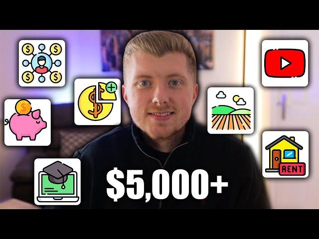 7 Passive Income Ideas (How I Make $5,000+ Per Month Online!)