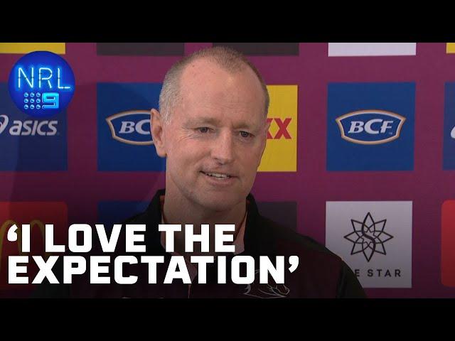 Michael Maguire is excited for the 2025 Broncos season: NRL Presser | NRL on Nine