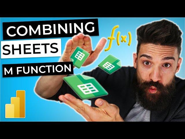 Convert Your Query into an M Function | Combine Data from Multiple Excel Sheets in Power BI