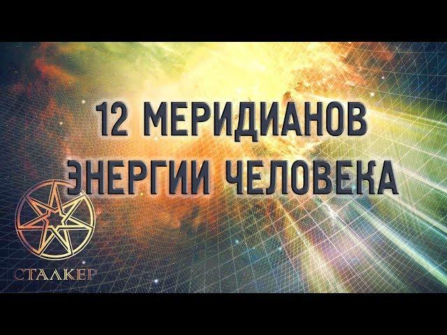 12 меридианов энергии человека