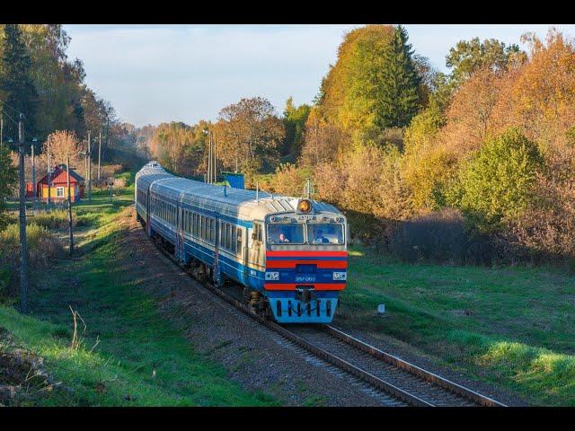 Пригородный поезд №6174 Лепель - Орша и сказочное место / Commuter train №6174 and a fabulous place.