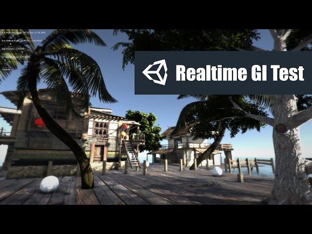 Unity 5 Realtime GI - Tropical Testscene